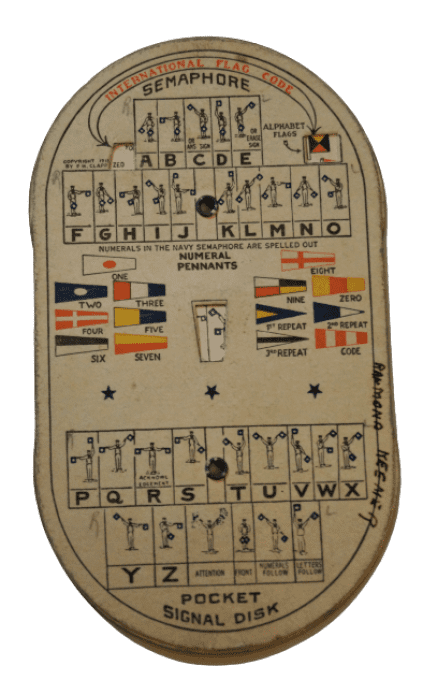 GUIDE POCKET SIGNAL DISK 1942 NOMINATIF