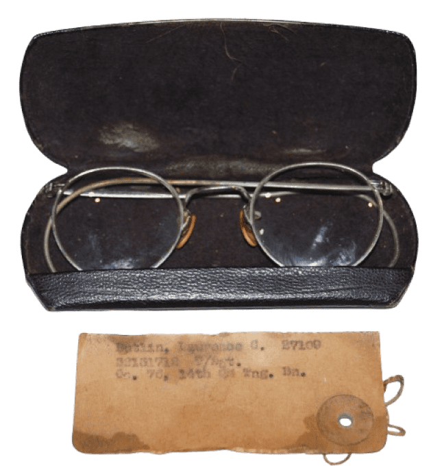 LUNETTES DE VUE S/SGT LAURENCE BUTLIN 