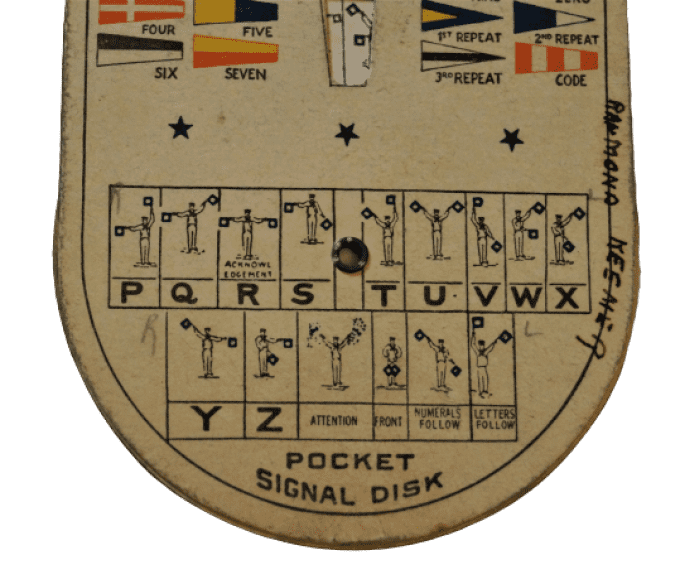 GUIDE POCKET SIGNAL DISK 1942 NOMINATIF