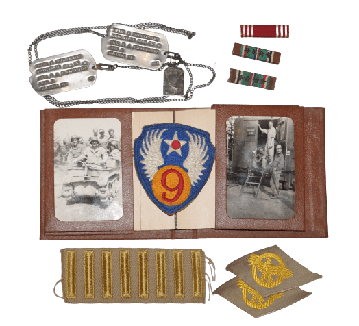 GROUPING SGT RHEBERGEN 9TH USAAF 