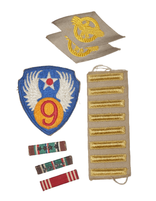 GROUPING SGT RHEBERGEN 9TH USAAF 