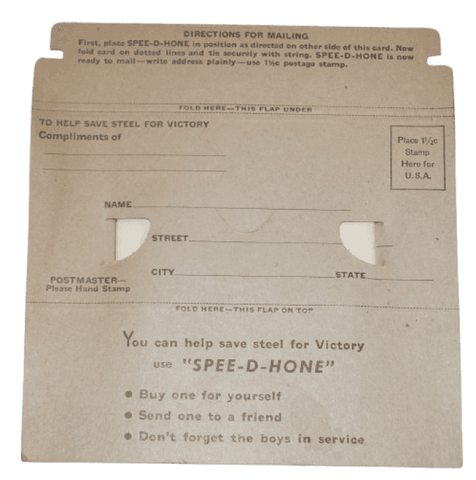 AIGUISEUR LAMES DE RASOIR SPEE-D-HONE VICTORY