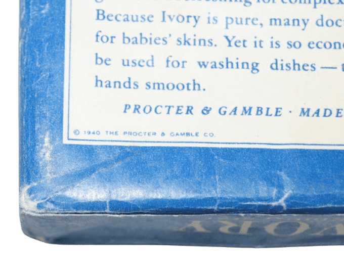 SAVON IVORY SOAP 1940 