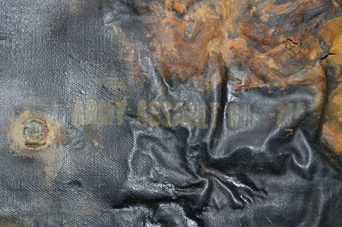 HOUSSE M7 MASQUE A GAZ D'ASSAUT OMAHA BEACH NORMANDIE