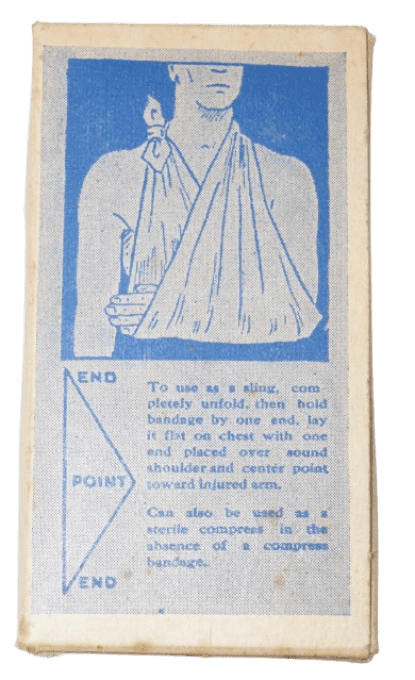 BANDAGE TRIANGULAR COMPRESSED 1942