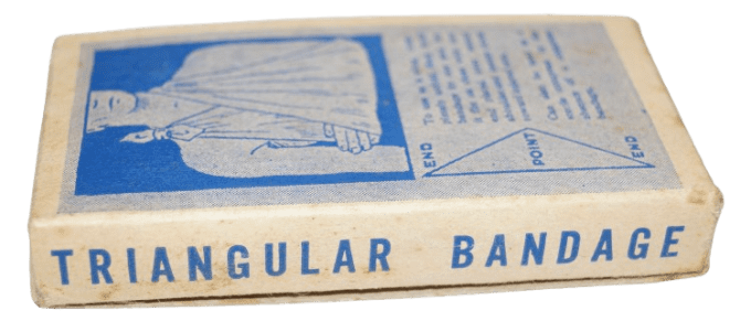 BANDAGE TRIANGULAR COMPRESSED 1942