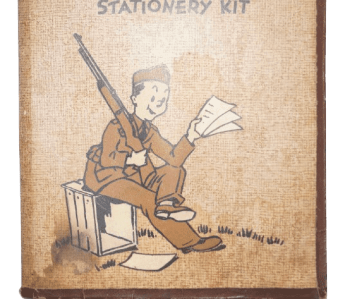KIT CORRESPONDANCE US ARMY 1944