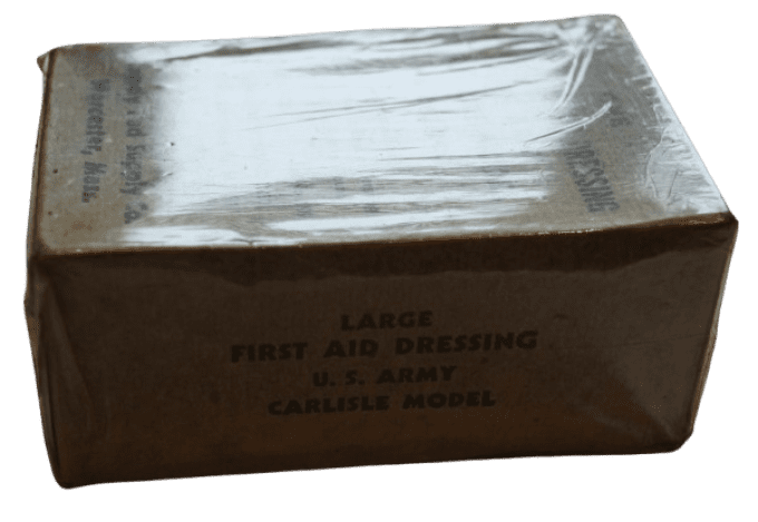 PANSEMENT LARGE FIRST AID DRESSING US ARMY CARLISLE MODEL