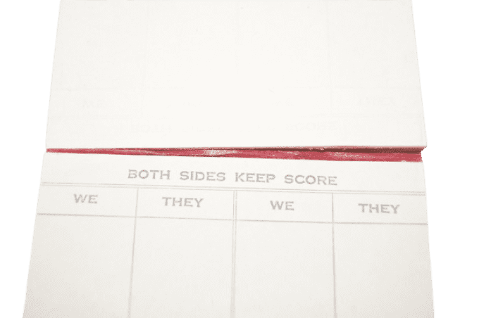 SCORE PAD COCA COLA PIN-UP