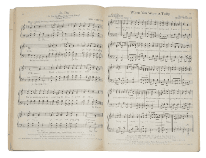 LIVRET VICTORY SONG BOOK PERSONNEL MILITAIRE 1942