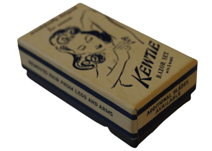 RASOIR FEMININ ET PRESENTOIR DE LAMES KEWTIE