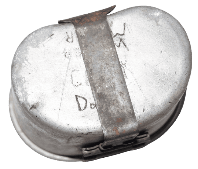 QUART DE GOURDE GRAVE 1942 (PROVENANCE EST FRANCE)