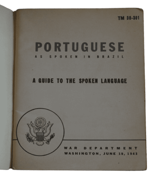 MANUEL PORTUGUESE LANGUAGE GUIDE 1943