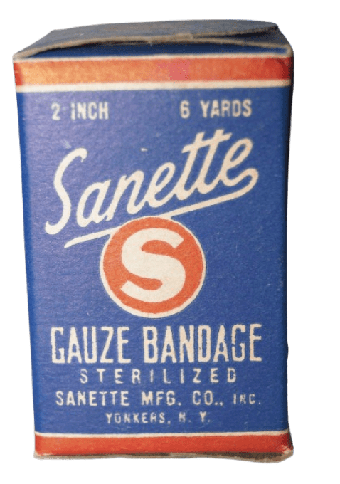 BOITE ET BANDAGE SANETTE 1943