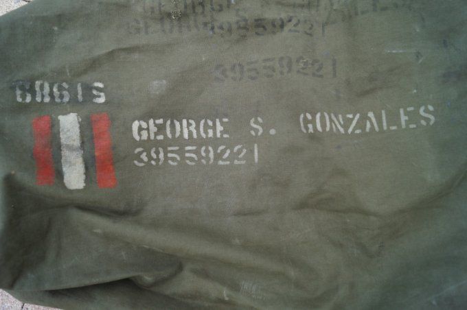 DUFFLE BAG CODE COULEUR 1943 GEORGE GONZALES 