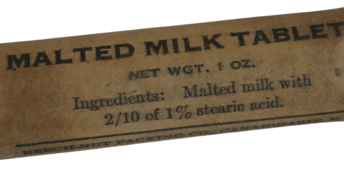 PAQUET MALTED MILK TABLETS BEECH-NUT