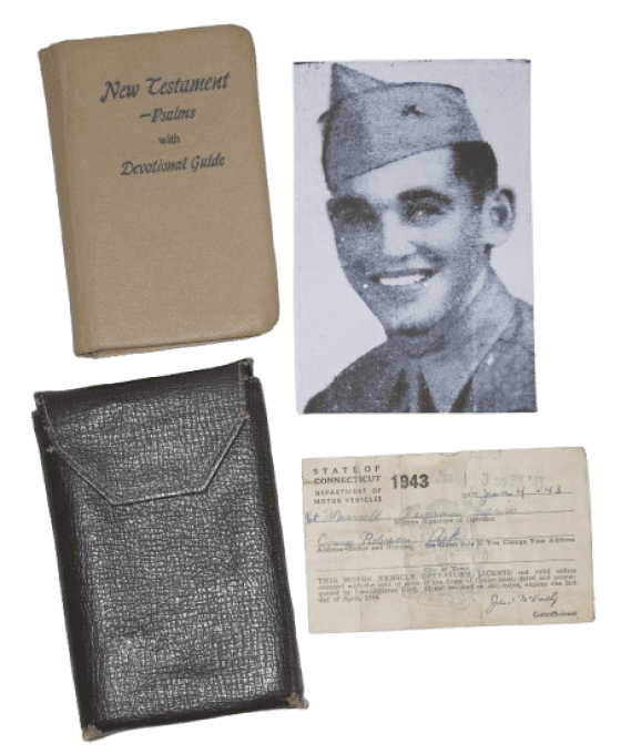NOUVEAU TESTAMENT SGT MURVELL LEWIS 34TH INF DIV KIA ITALIE