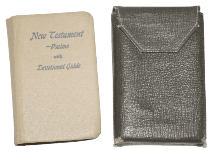 NOUVEAU TESTAMENT SGT MURVELL LEWIS 34TH INF DIV KIA ITALIE