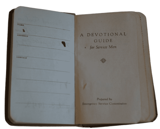 NOUVEAU TESTAMENT SGT MURVELL LEWIS 34TH INF DIV KIA ITALIE