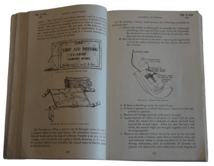 MANUEL TM 8-220 MEDICAL DEPARTMENT SOLDIER'S HANDBOOK 1941