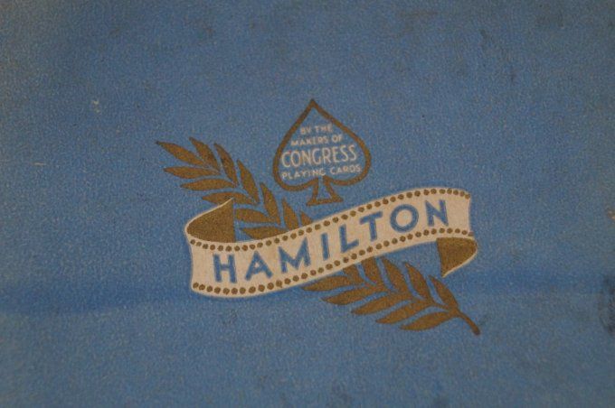 COFFRET JEUX DE CARTES HAMILTON 1939 USN