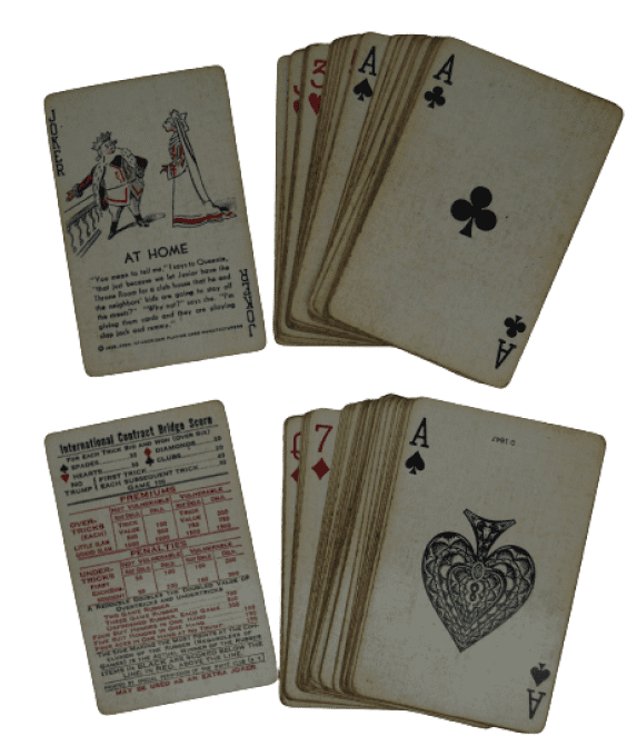 COFFRET JEUX DE CARTES HAMILTON 1939 USN