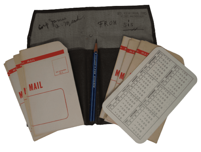 KIT V-MAIL USMC CORP JAMES MEAD WIA