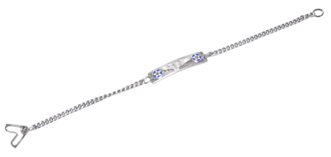 BRACELET STERLING USAAF PILOTE 