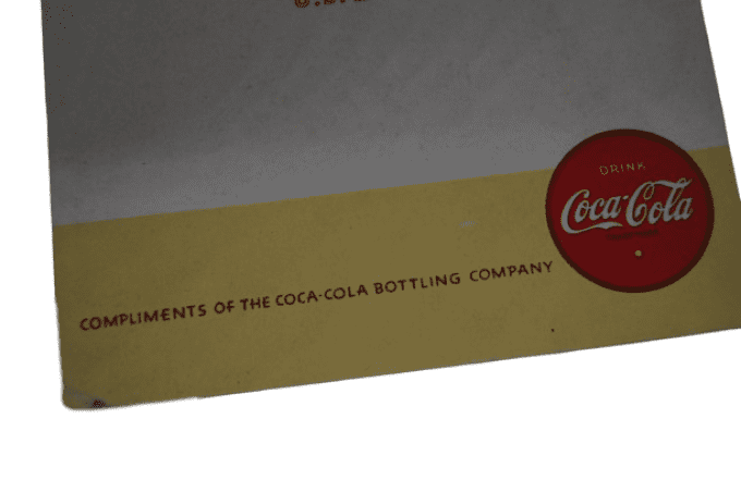 BLOC-NOTES COCA COLA US ARMY