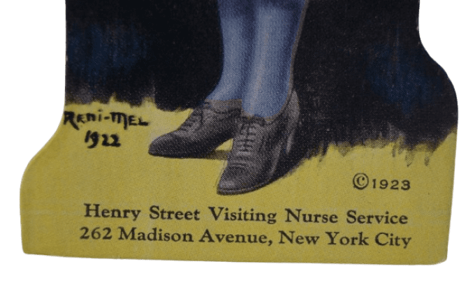 CALENDRIER SILHOUETTE VISITING NURSE 1940