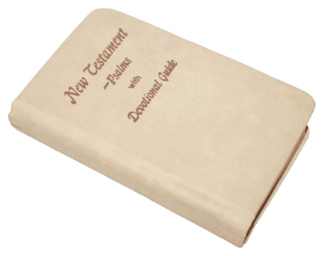 NOUVEAU TESTAMENT SGT ZACHARIAS USAAF B-24 MISSED IN ACTION 1944