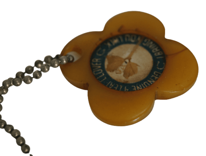 PENDENTIF DOG TAG PORTE BONHEUR 1944