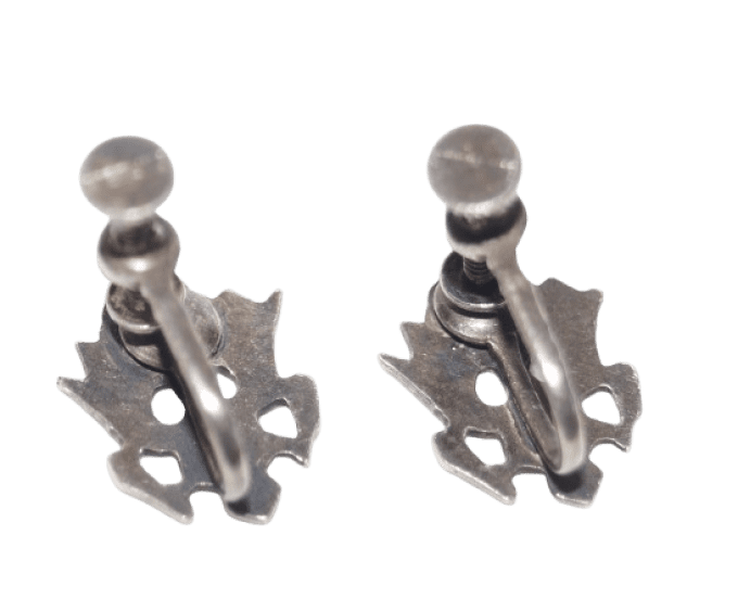 BOUCLES D'OREILLES US ARMY STERLING