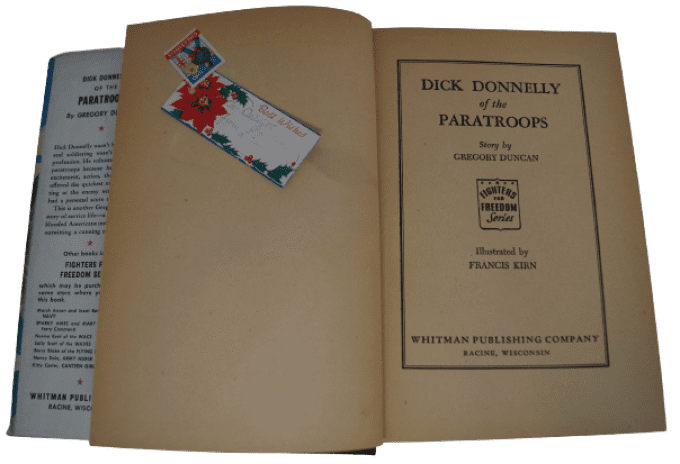 LIVRE "DICK DONNELLY OF THE PARATROOPS" 1944 AIRBORNE