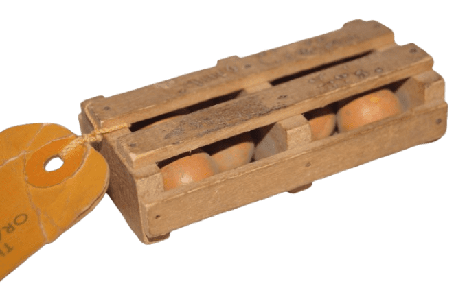 SOUVENIR HUMORISTIQUE ORANGE BOX CAMP CHAFFEE