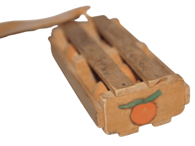 SOUVENIR HUMORISTIQUE ORANGE BOX CAMP CHAFFEE