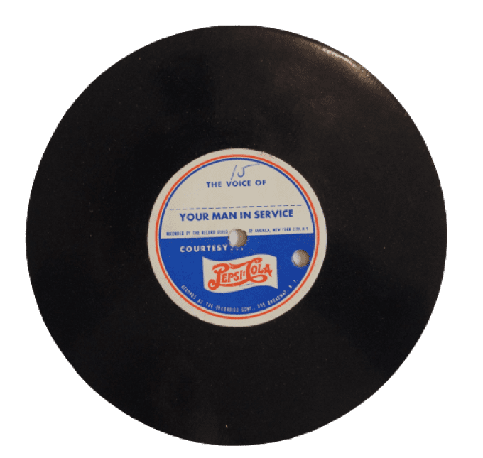 DISQUE PEPSI IDENTIFIE NOEL 1943