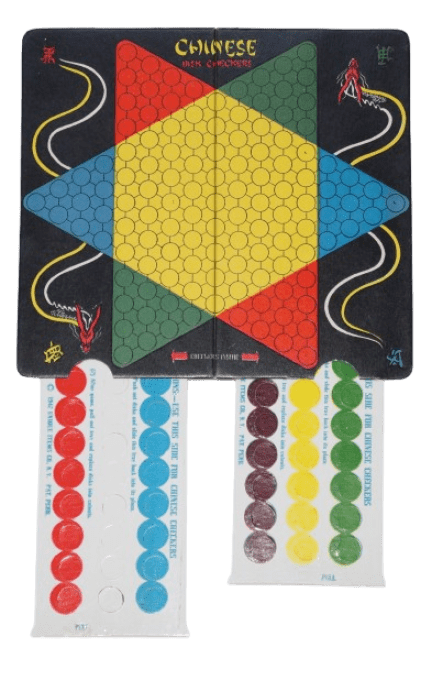 JEU DE POCHE ECHECS ET DAMES 1942