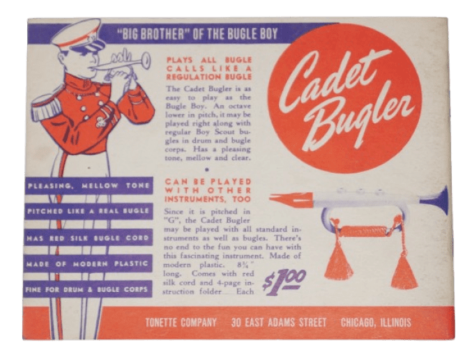 LIVRET MUSIQUE CLAIRON BUGLE BOY CADET 1940 