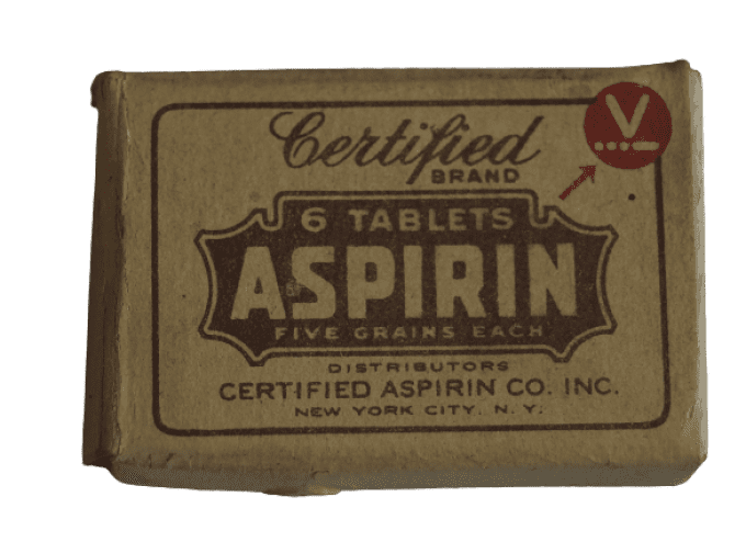 BOITE ASPIRINE CERTIFIED "VICTORY PACKAGE"