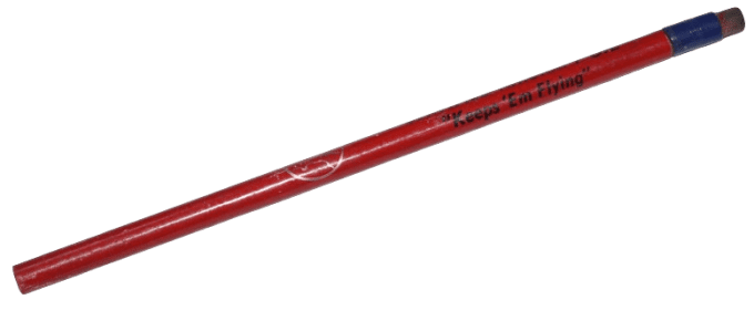 CRAYON "KEEPS 'EM FLYING" AIRCRAFT