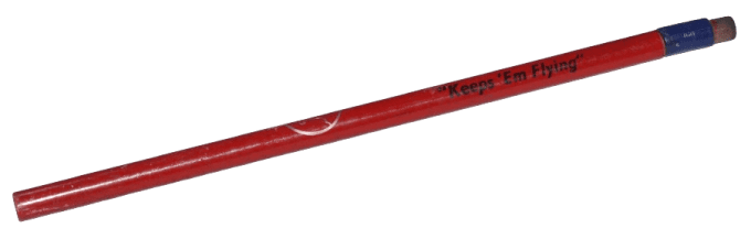 CRAYON "KEEPS 'EM FLYING" AIRCRAFT