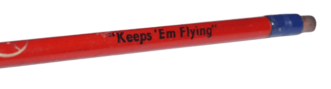 CRAYON "KEEPS 'EM FLYING" AIRCRAFT