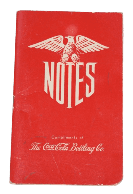 CARNET COCA-COLA US ARMY 1943 