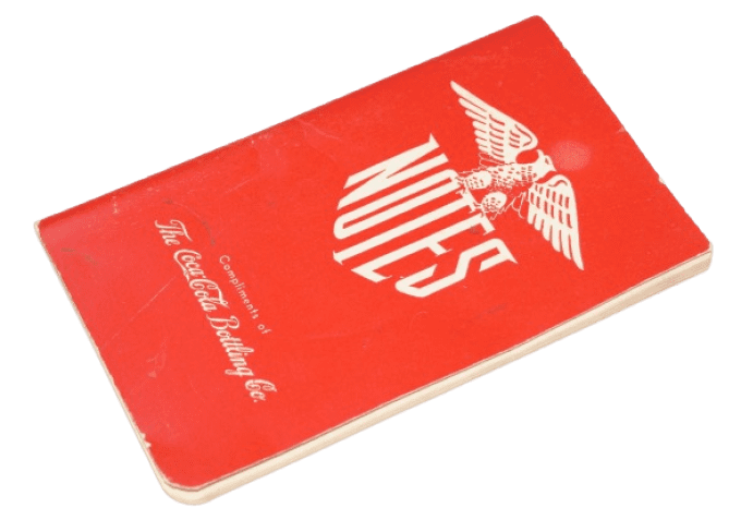 CARNET COCA-COLA US ARMY 1943 