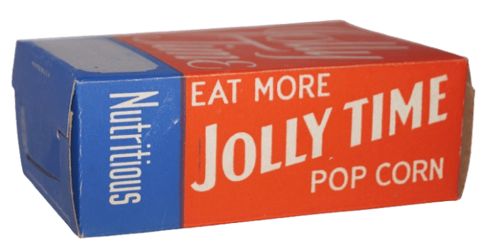 BOITE DE POP-CORN JOLLY TIME 1939 