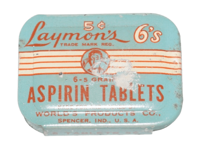 BOITE MEDICALE LAYMON'S  1940 