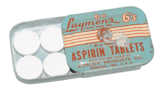 BOITE MEDICALE LAYMON'S  1940 