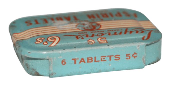 BOITE MEDICALE LAYMON'S  1940 