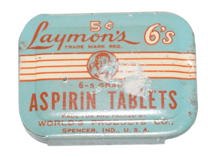 BOITE MEDICALE LAYMON'S  1940 